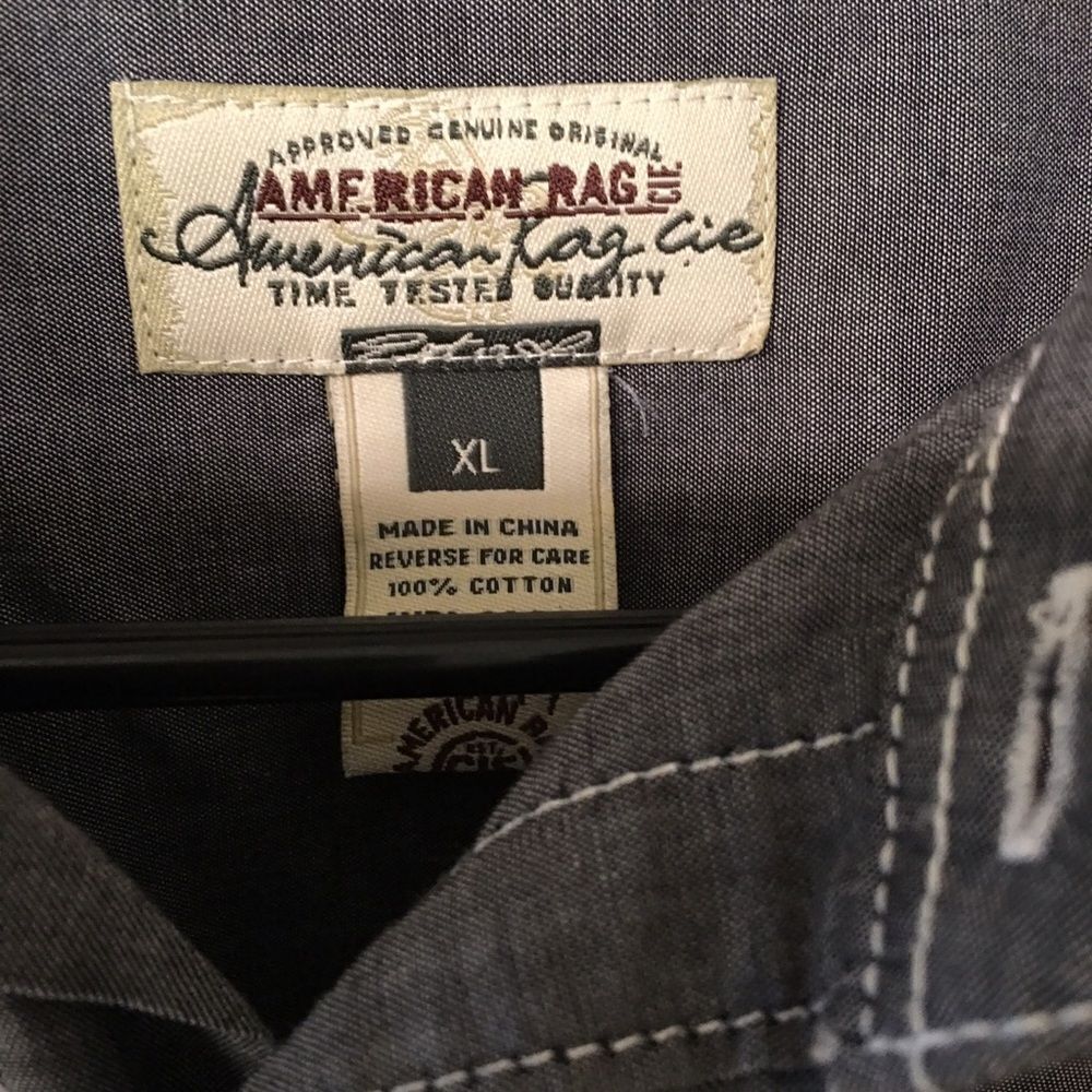 AMERICAN RAG Button Down Men's Shirt - Picture 4 of 16